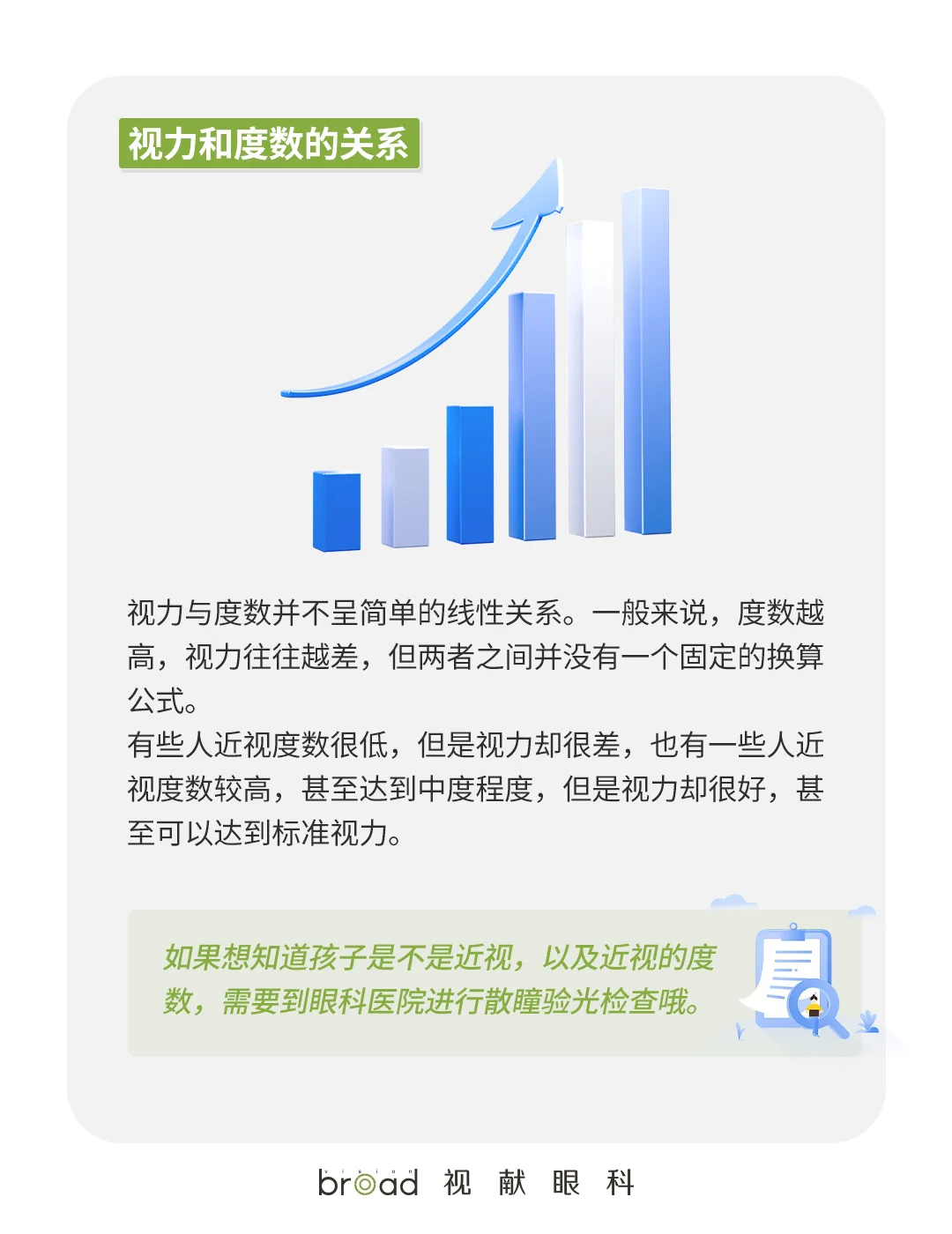 【视献眼科】视力VS度数，你真的会看吗？