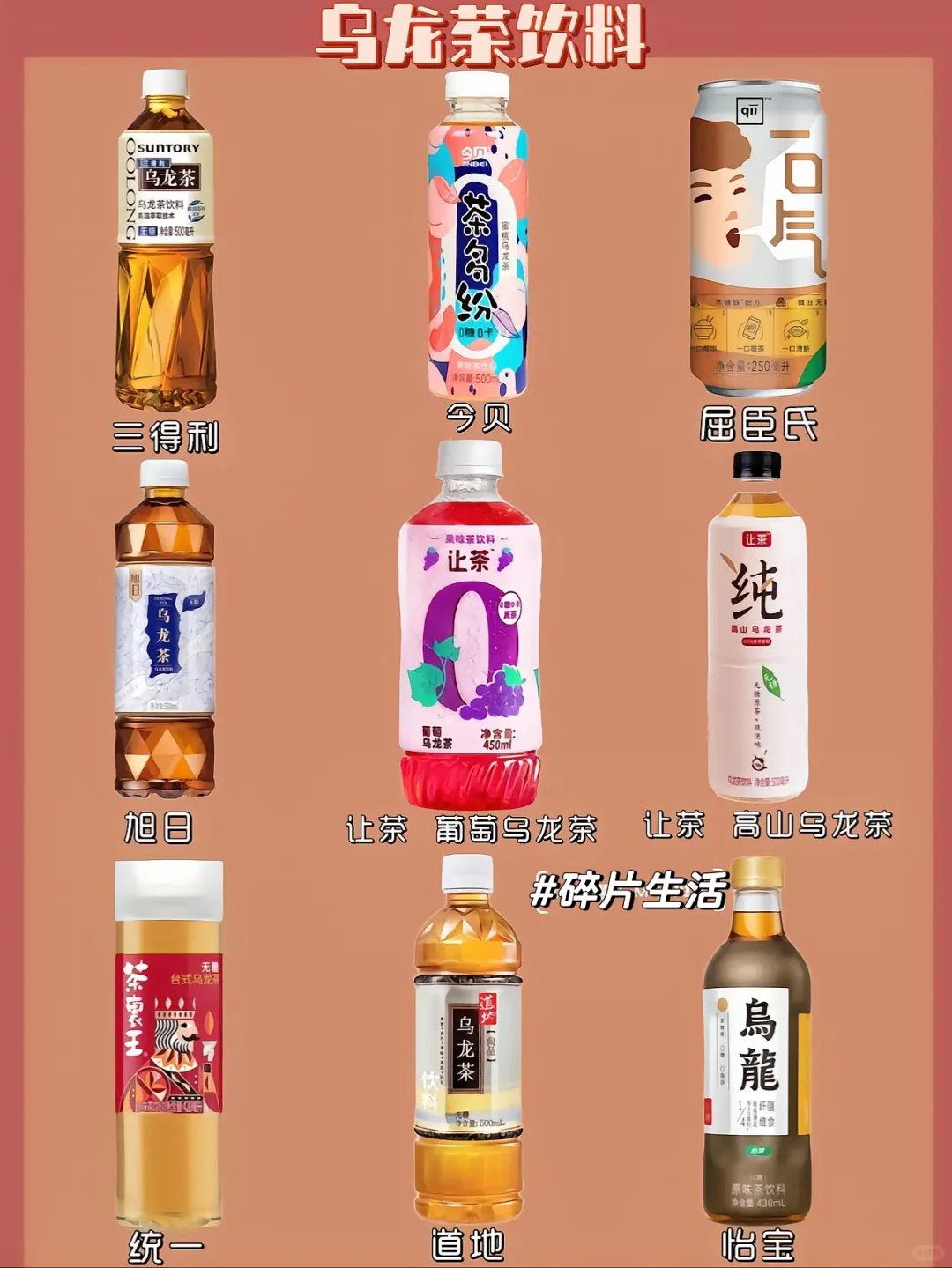 选茶纠结症必看！?4大系列36款茶饮料?