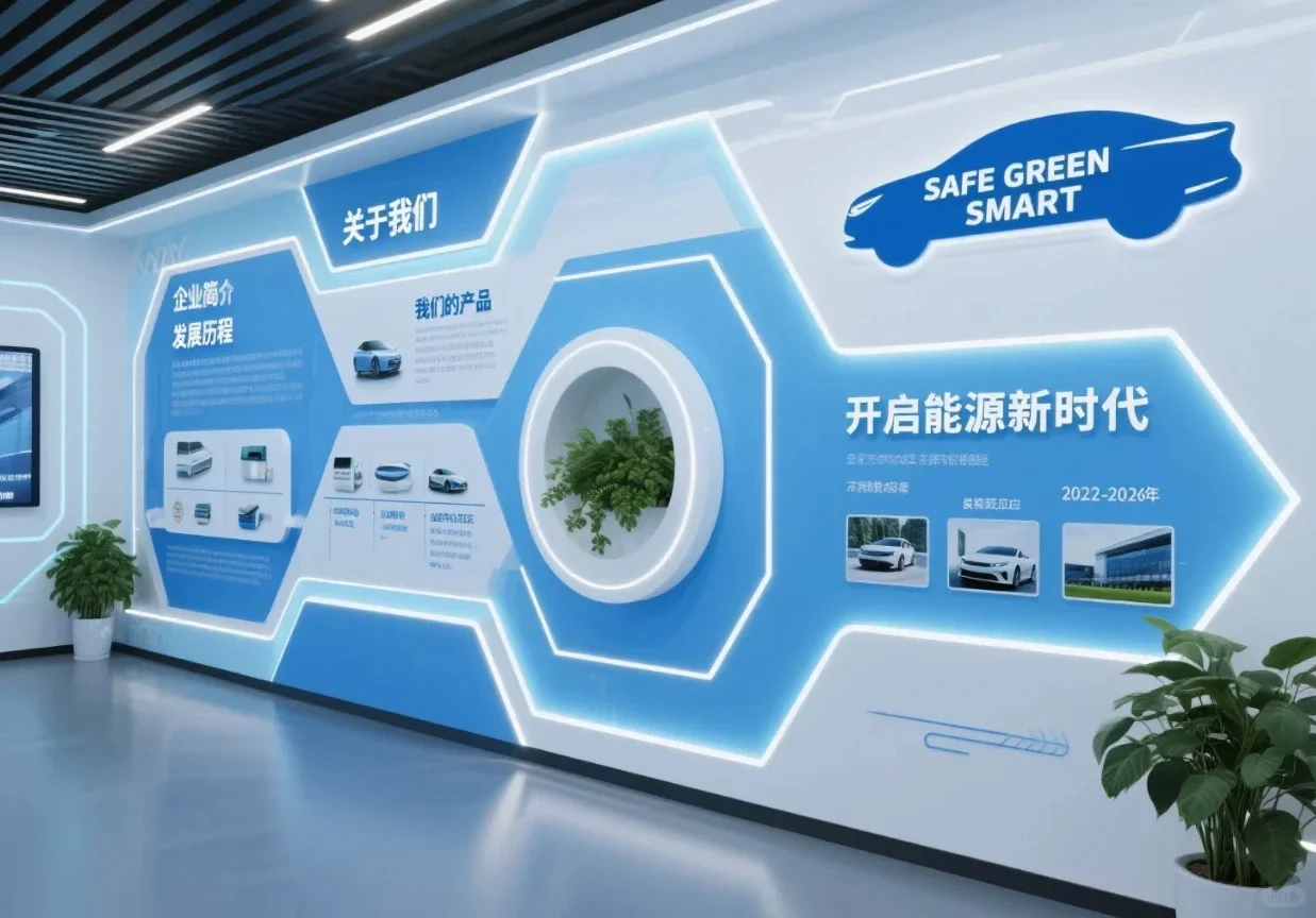 能源企业展厅文化墙怎么设计？直接看这里