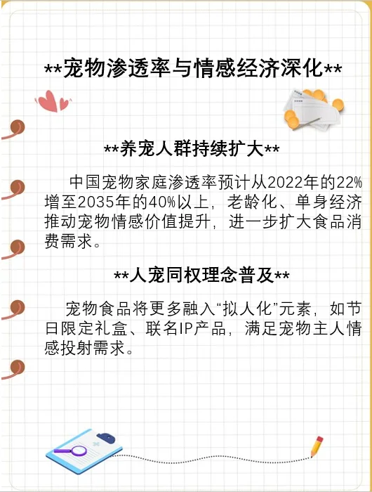 Deepseek预测未来10年宠物食品行业发展趋势