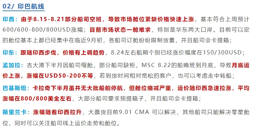 ?一周航运趋势来咯｜运价波动深度解读！