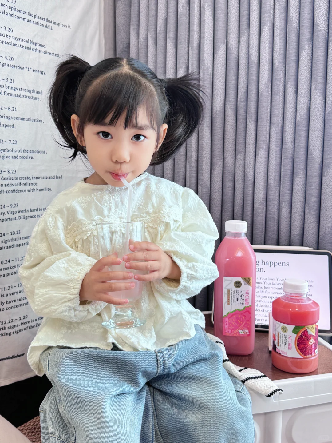 喝了一次整个都爱上这个粉色果汁?了