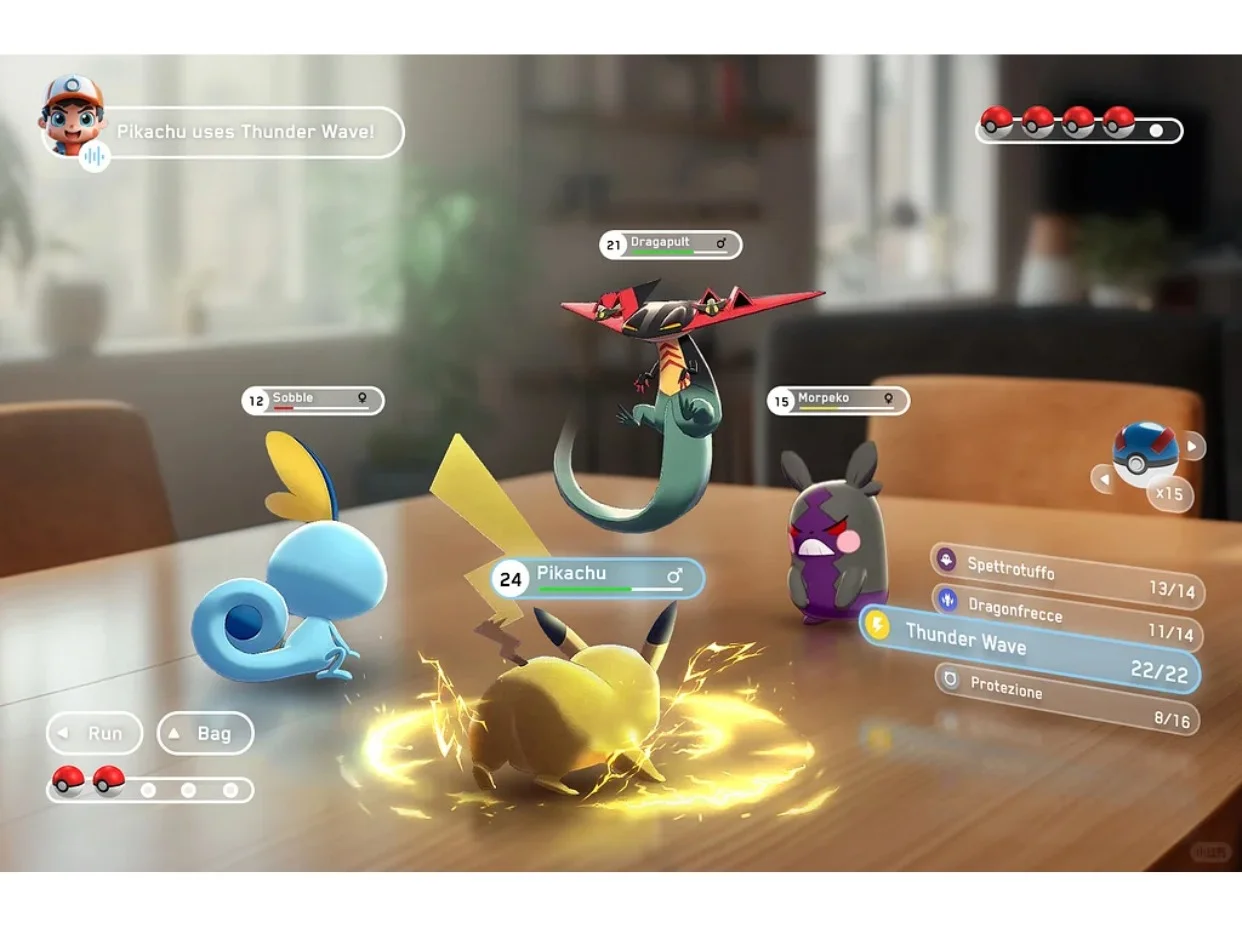 ⭐AR交互作品集分享|宝可梦MR游戏