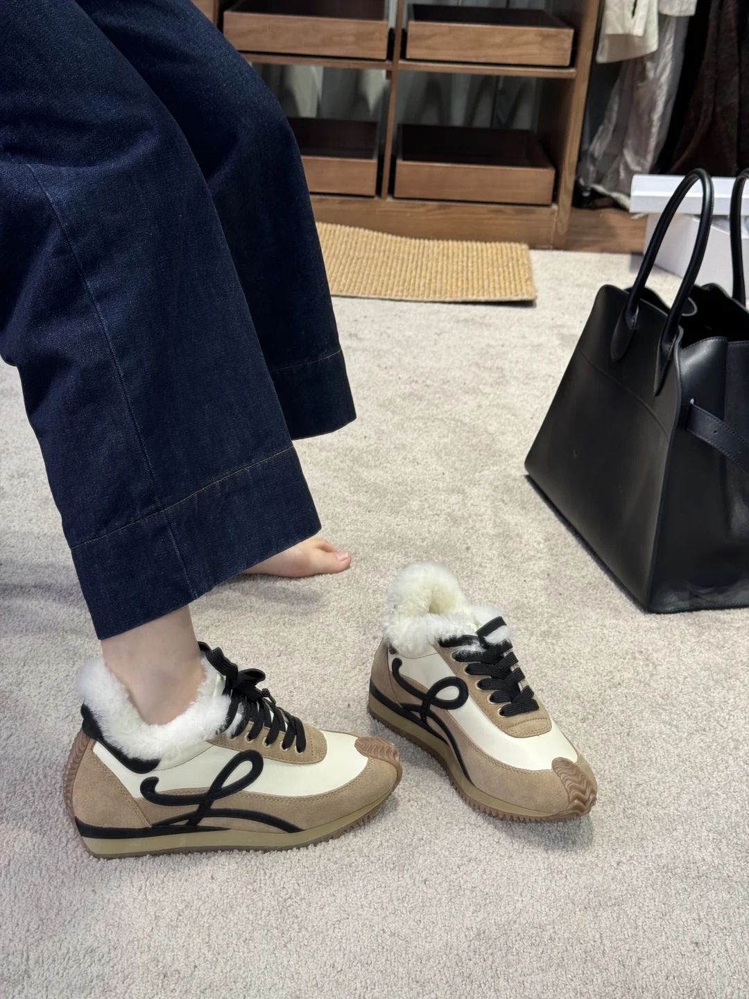 终于生产中的羊毛?增高阿甘鞋