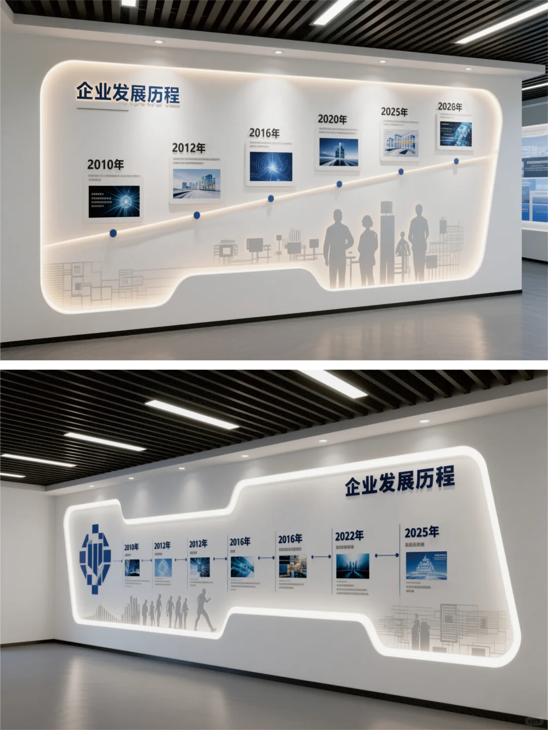 简约文化墙~发展历程?