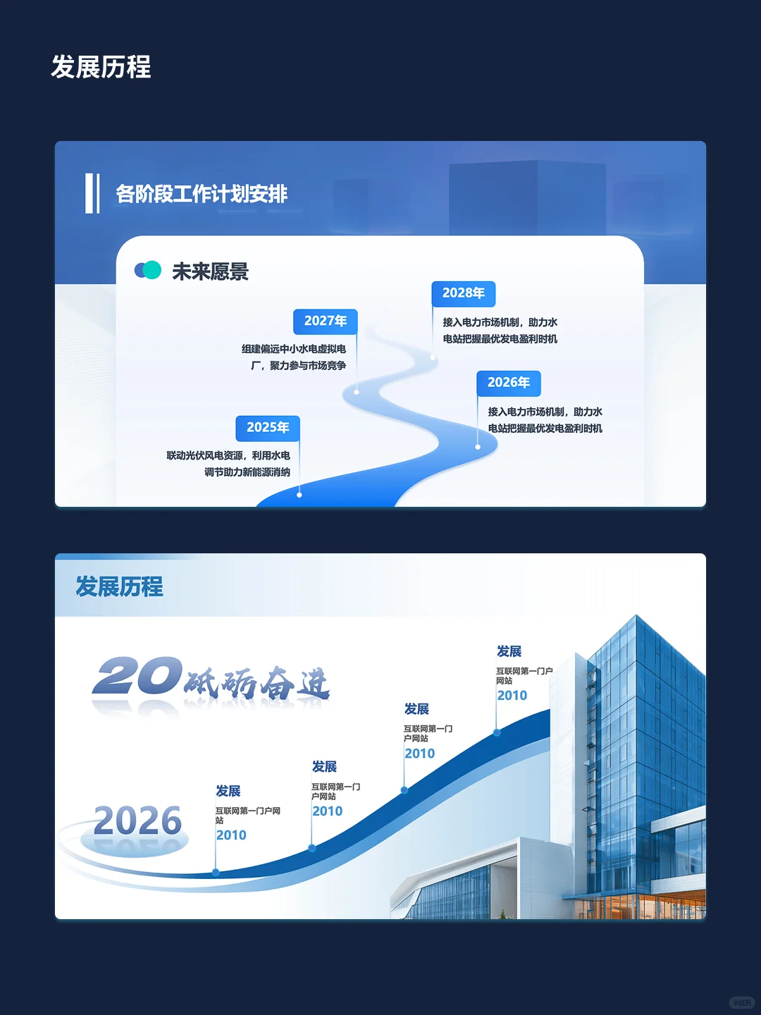 创意时间轴｜企业发展 ppt模板?