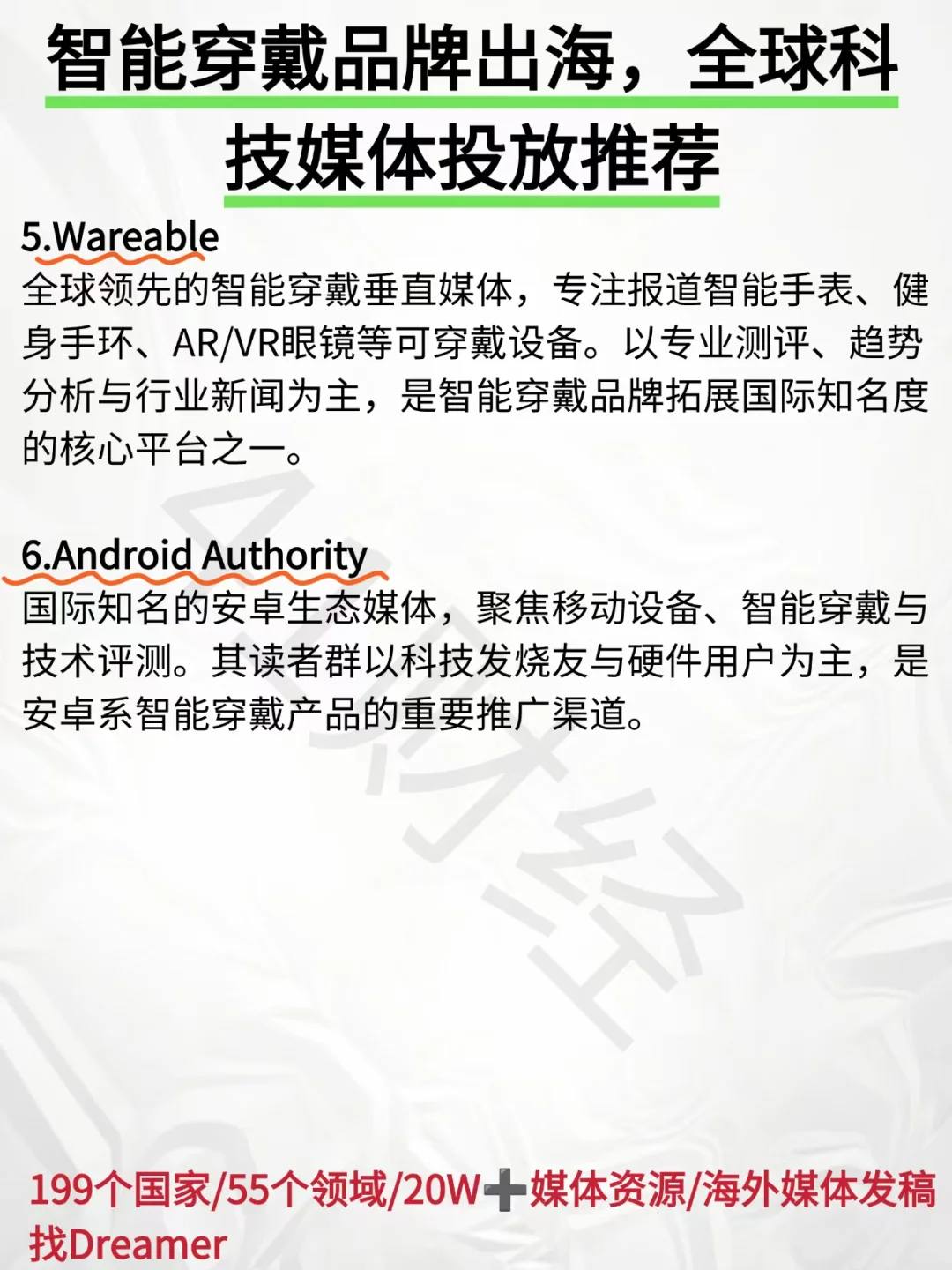 智能穿戴品牌出海，全球科技媒体投放推荐