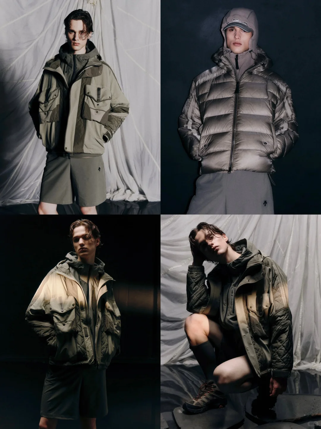 EASTLOGUE X DESCENTE合作系列穿搭LOOK