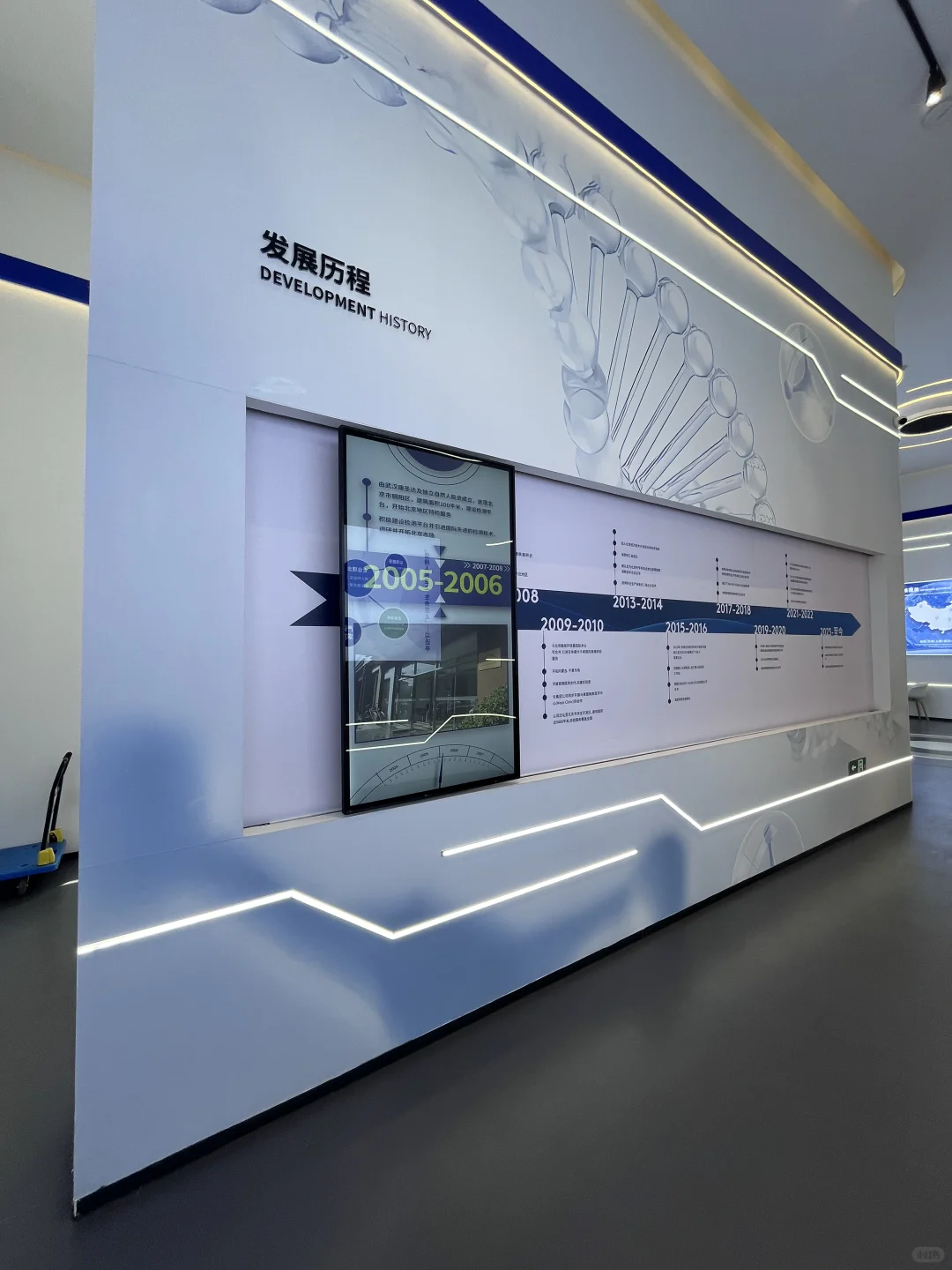 太赞了吧?发展历程墙这样做简直不要太好看了
