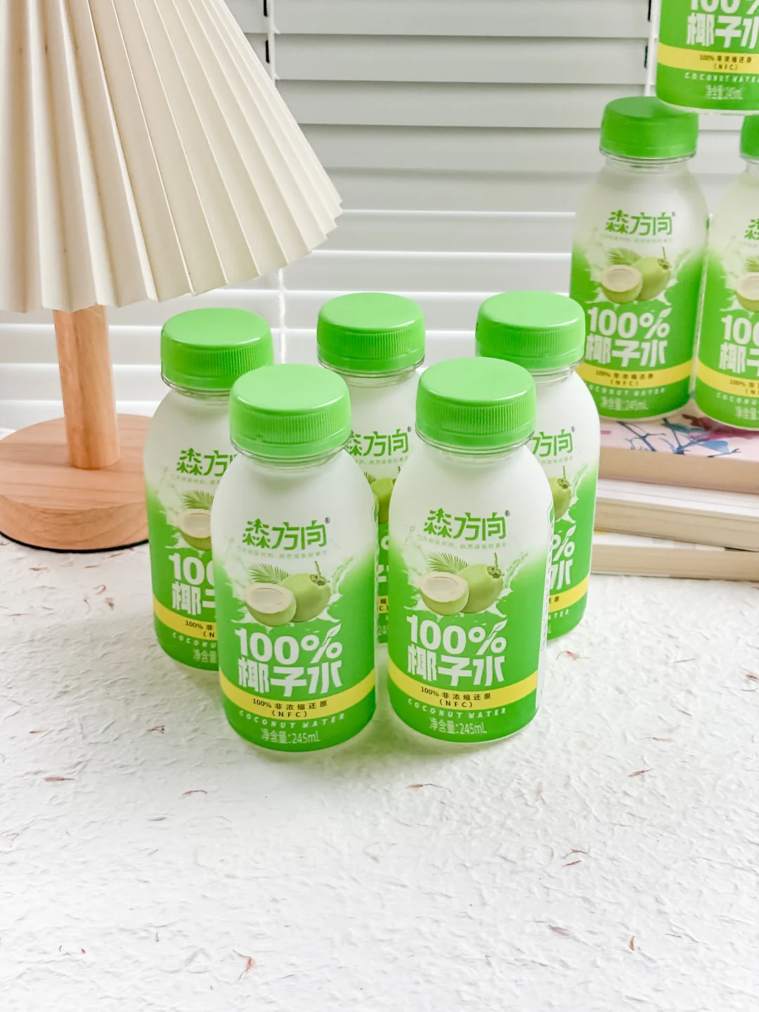 ?一口纯椰子水，清爽暴击！