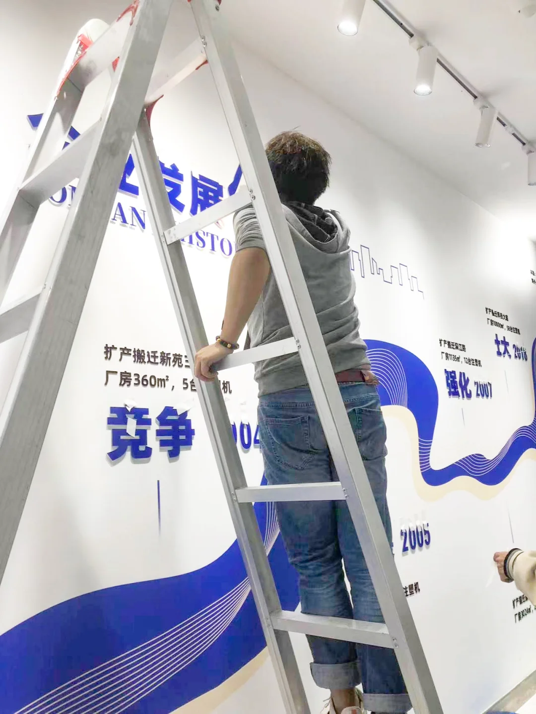 历程文化墙❗️绘企业广阔画卷☀️