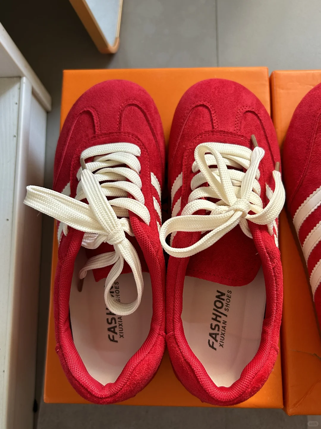 3⃣️双红色德训鞋测评❗️❗️均价59.9❗️