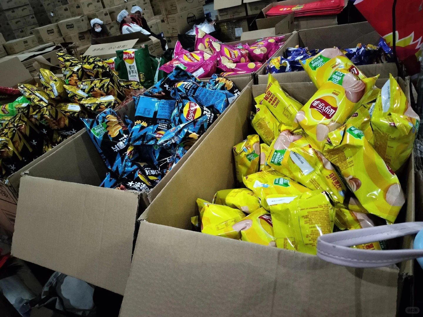 实拍薯片加工厂