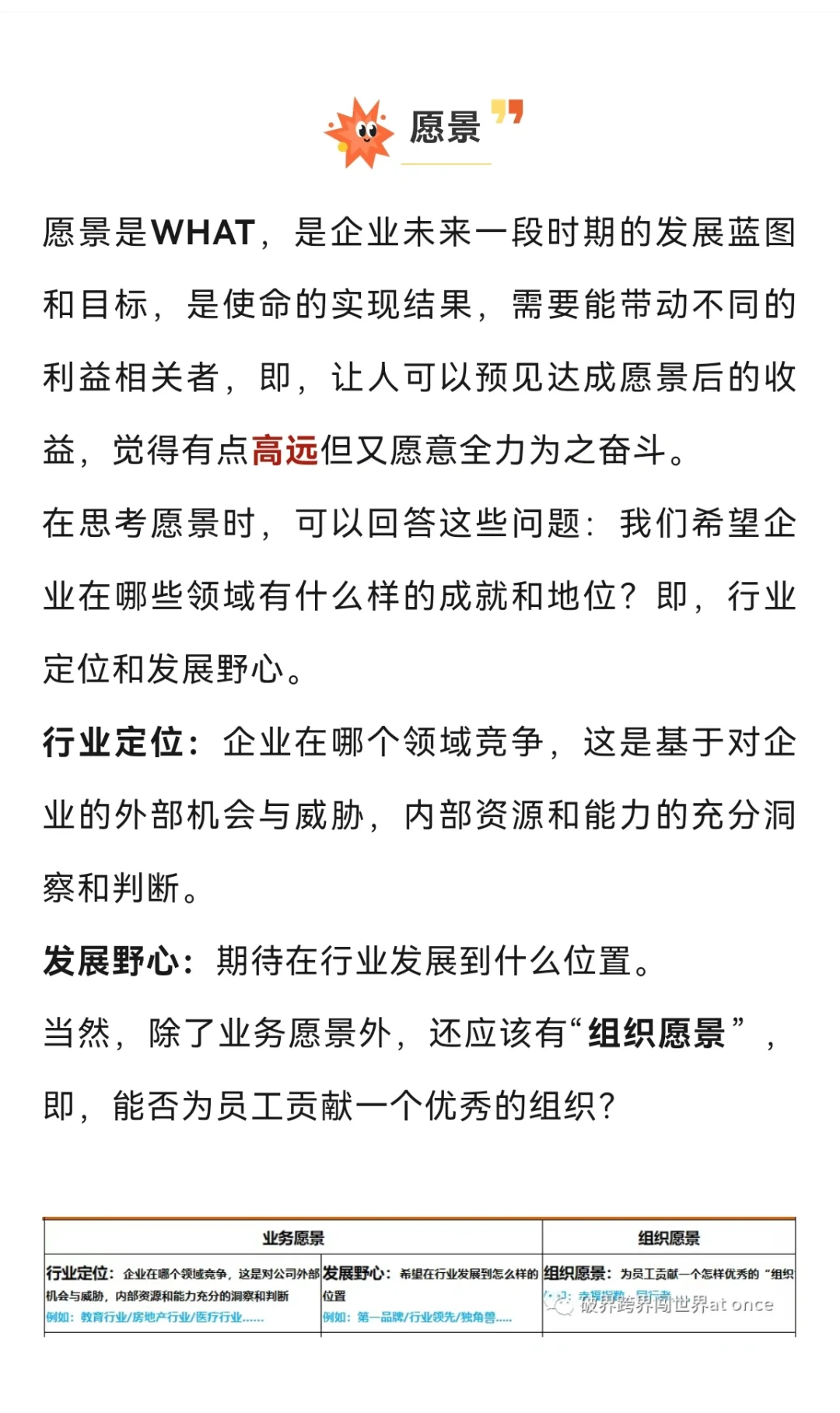 企业文化:如何提炼 使命 愿景 价值观