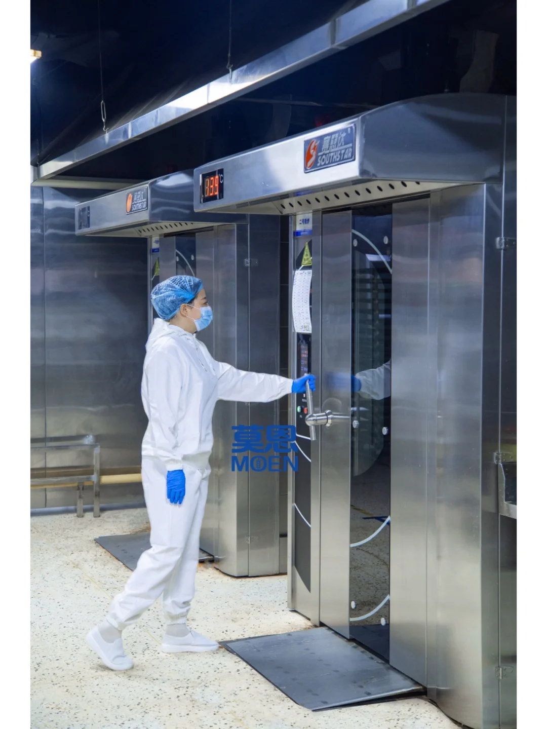 实拍面包工厂✅十万级净化车间