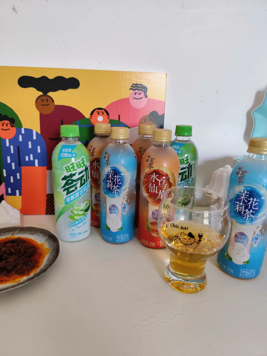 解渴的茶饮料(*´I`*)