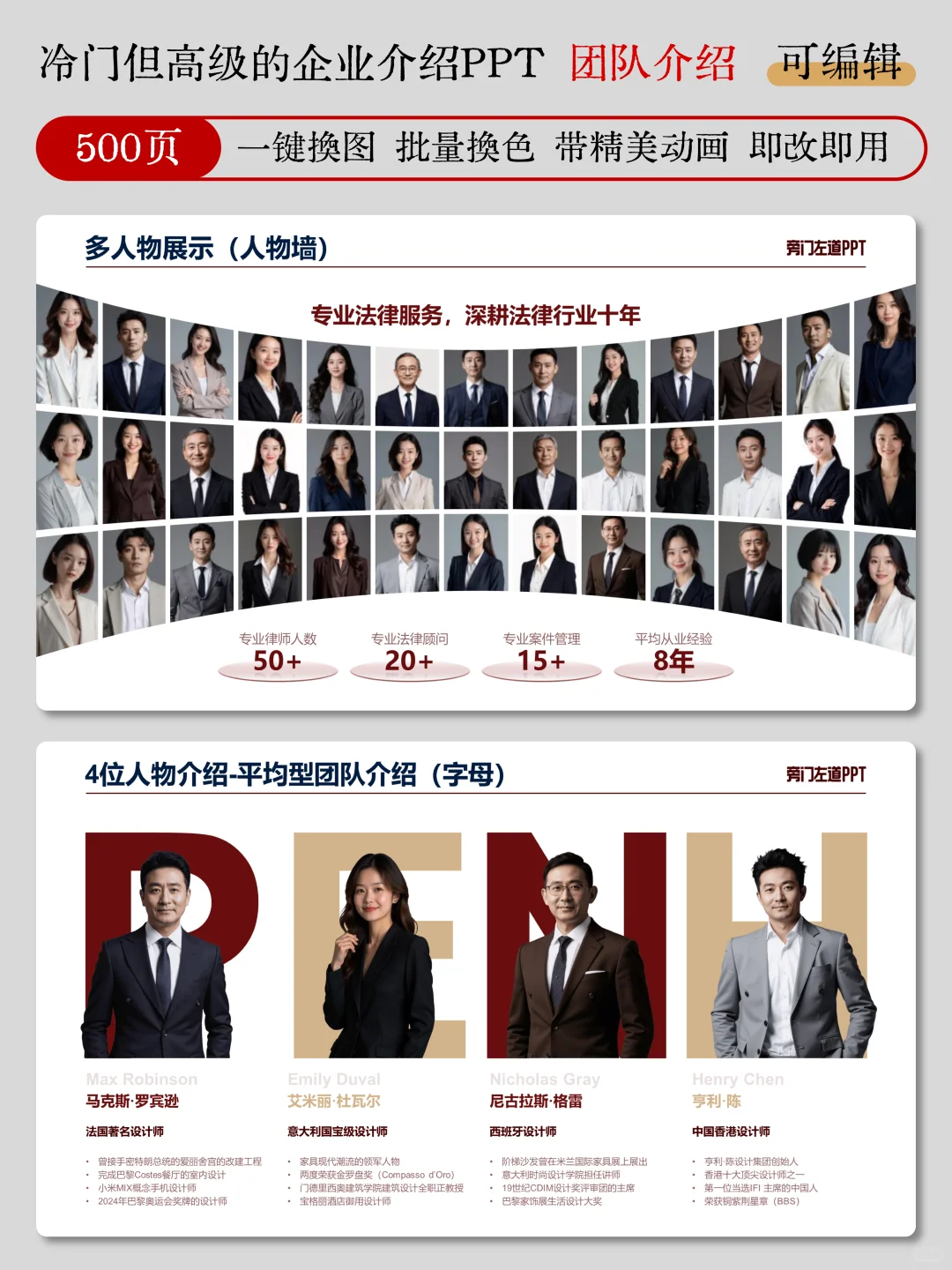 套模板做的企业介绍PPT，被领导当众表扬！