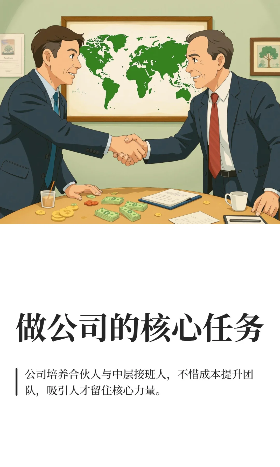 做公司的核心任务