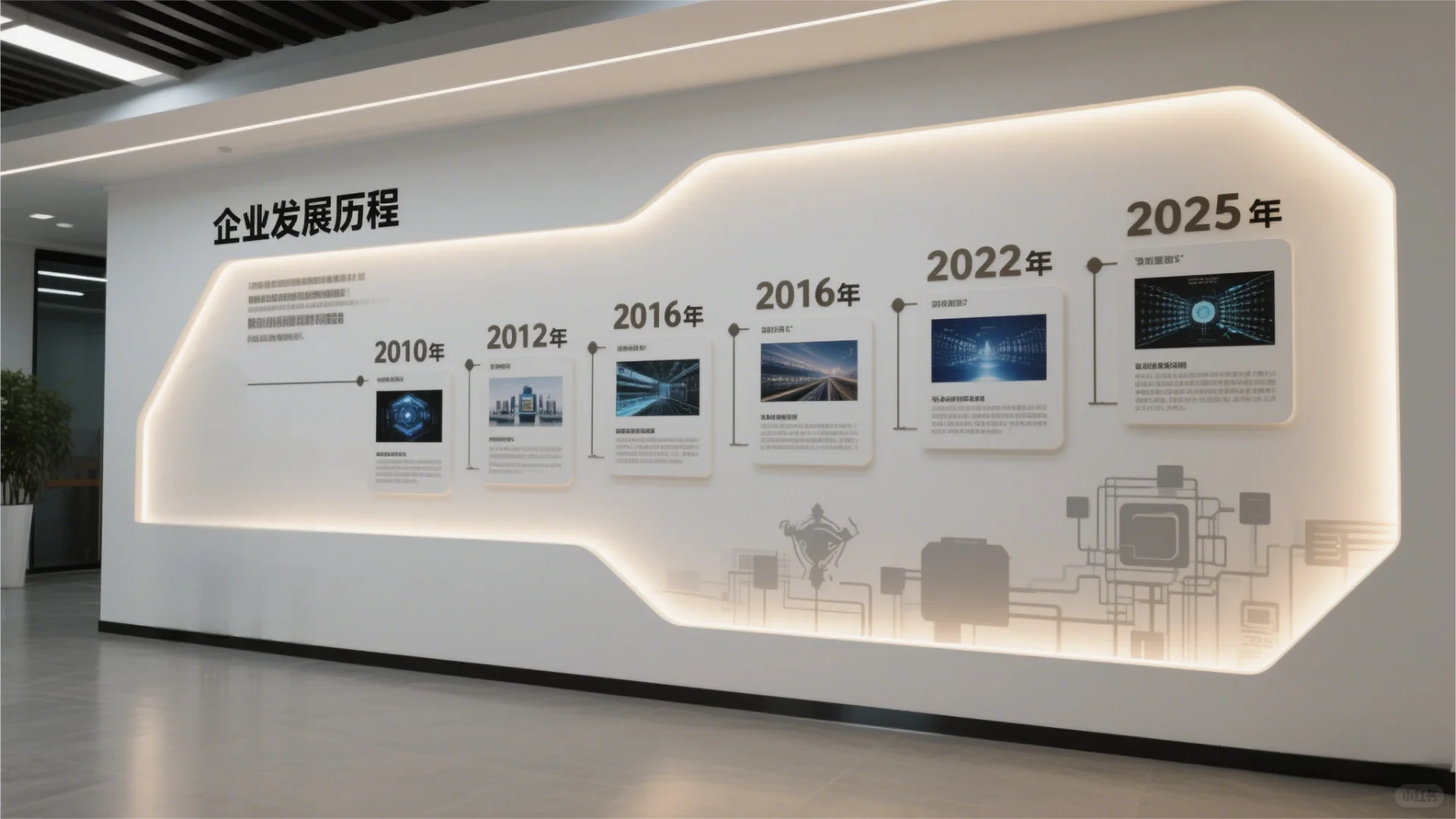 简约文化墙~发展历程?