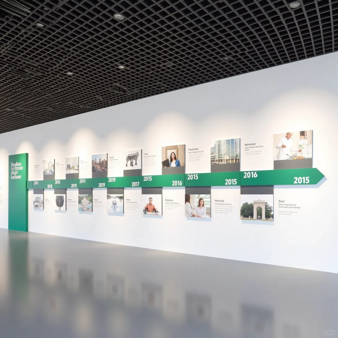 绿色历程墙，见证企业可持续发展之路