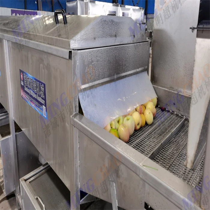苹果清洗风干流水线