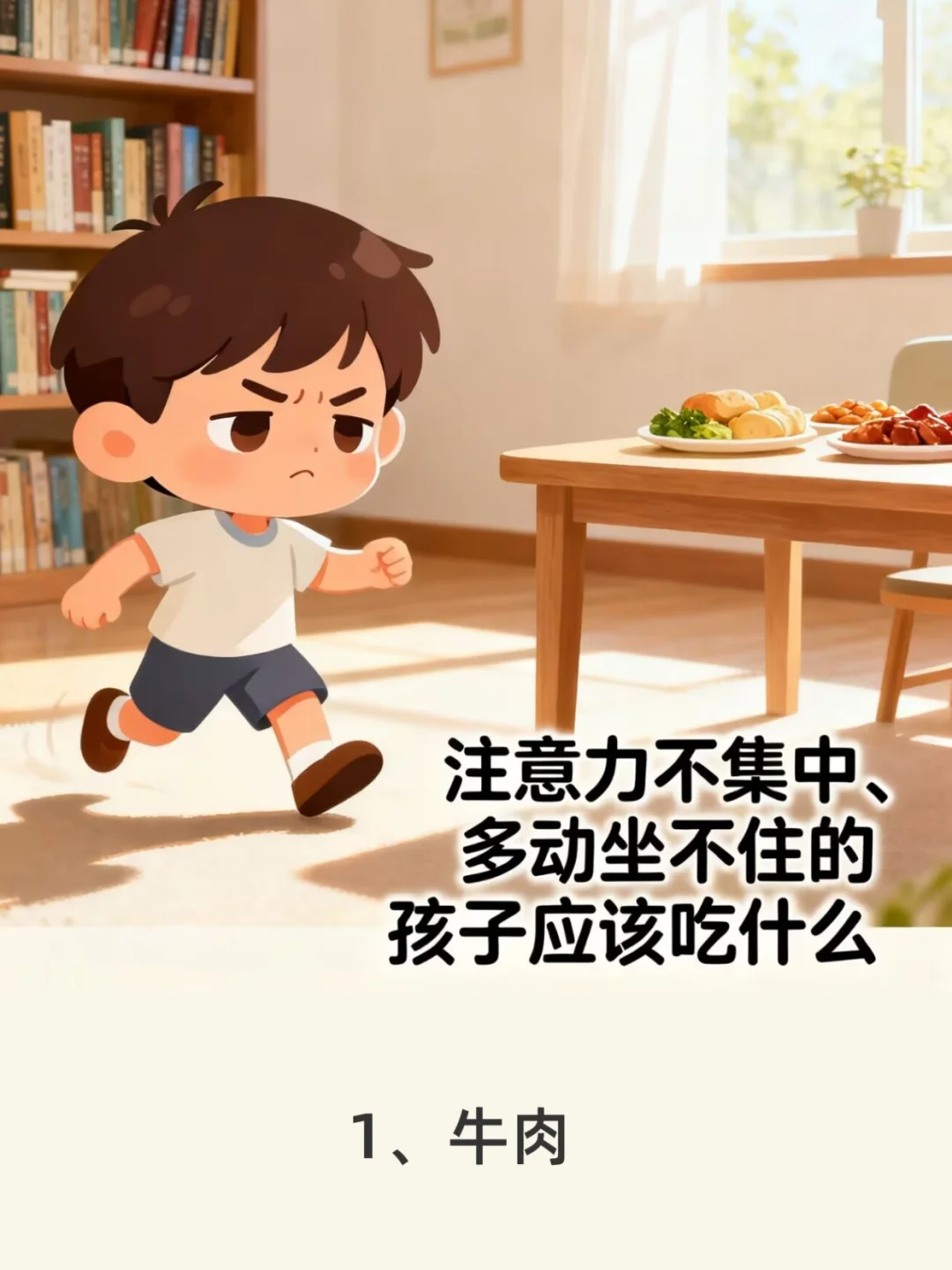 孩子注意力不集中，多吃这3种食物！