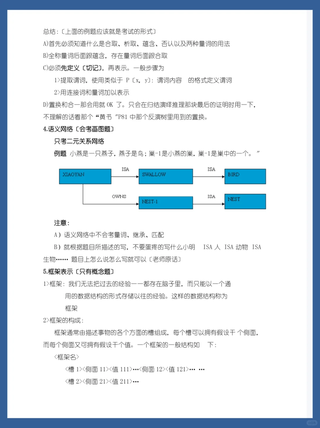 人工智能重点干货总结?期末轻松90➕