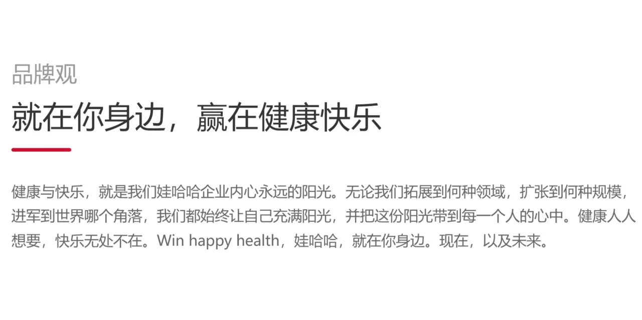 娃哈哈的企业文化——核心理念体系