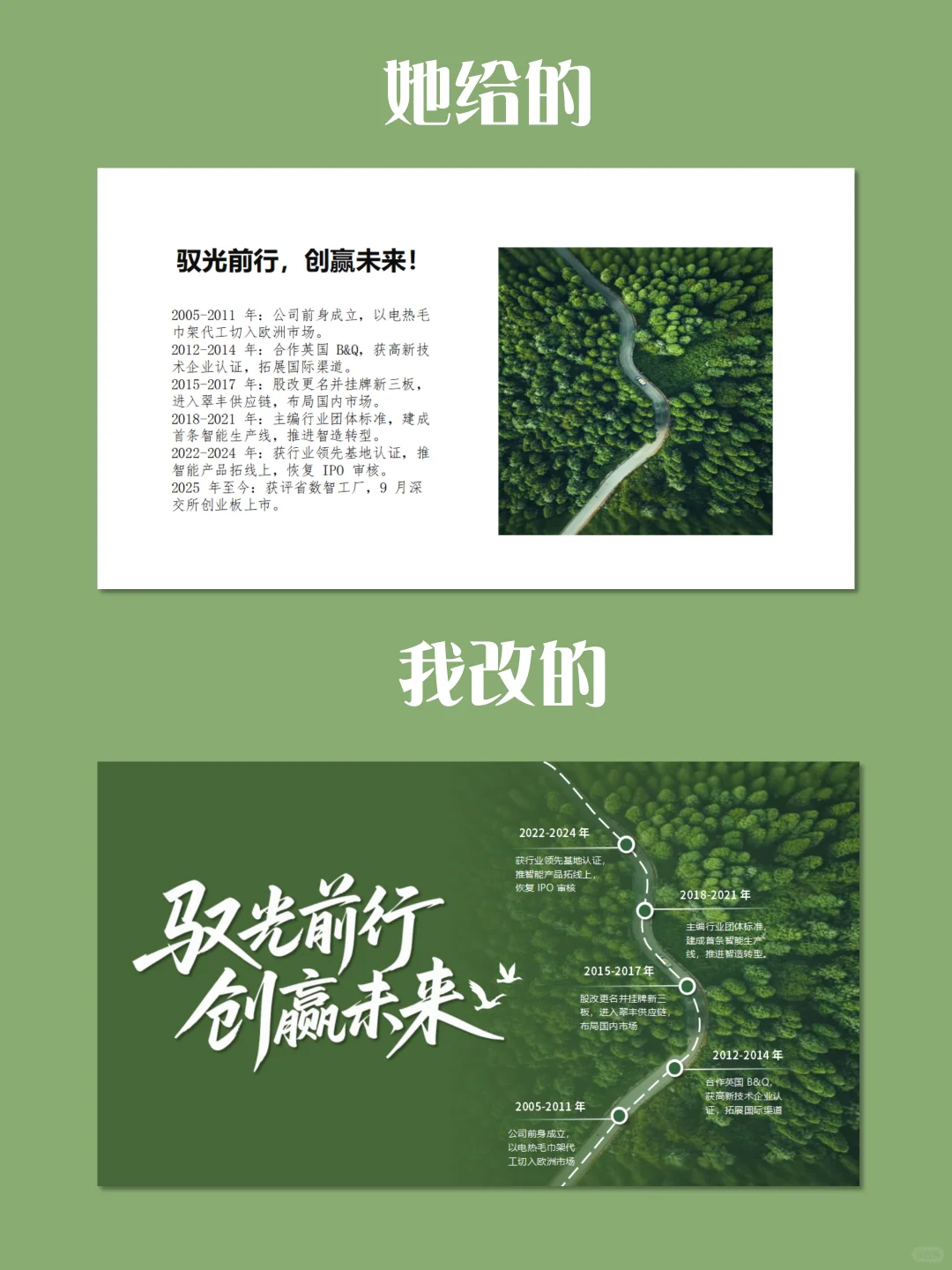 高级感企业发展历程这样做！老板直呼?