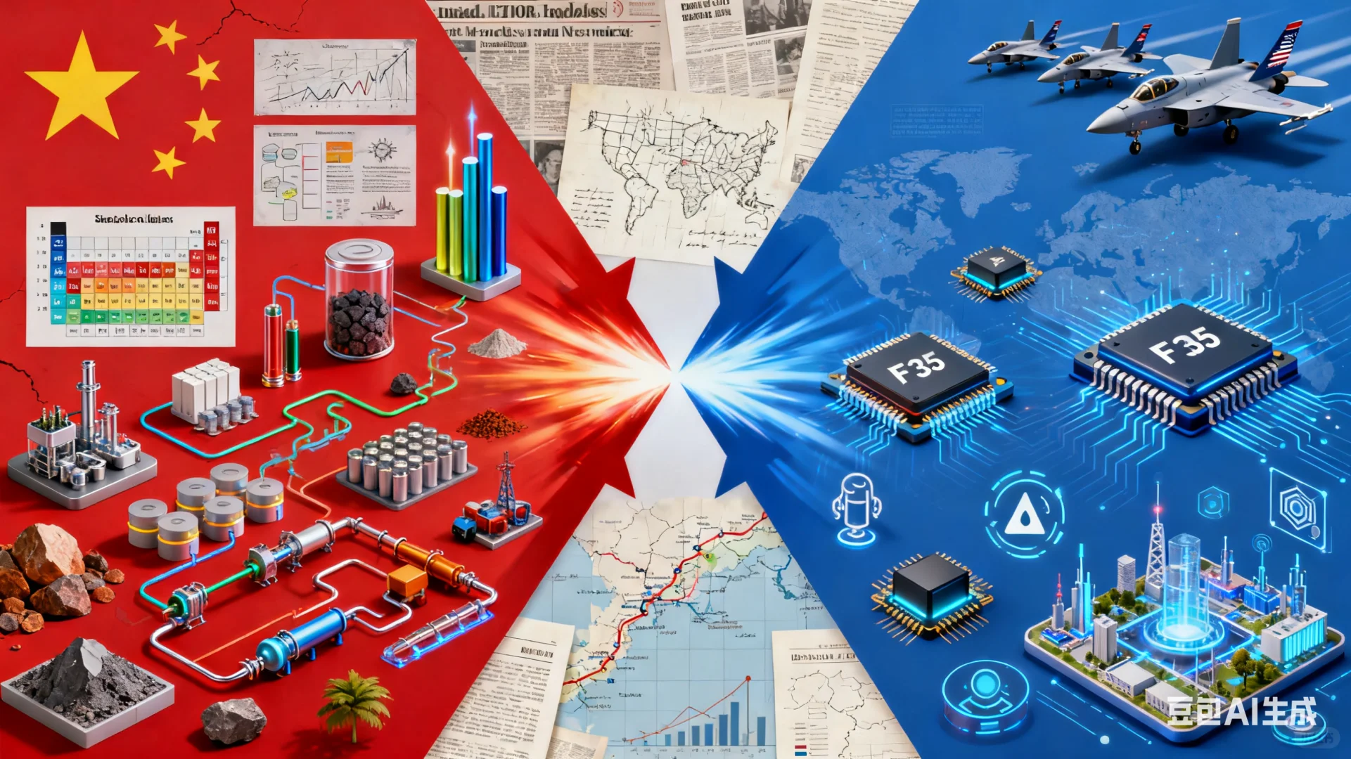 经贸：中国八箭齐发，中美博弈新阶段！