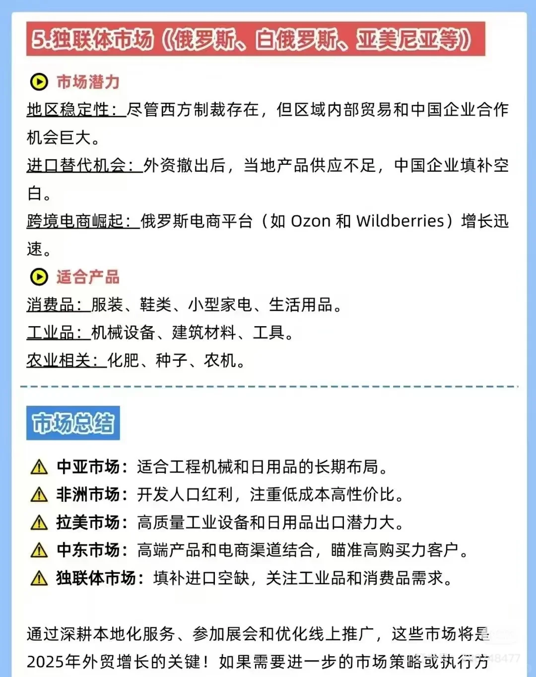 2025年外贸风口最赚钱的5大蓝海市场