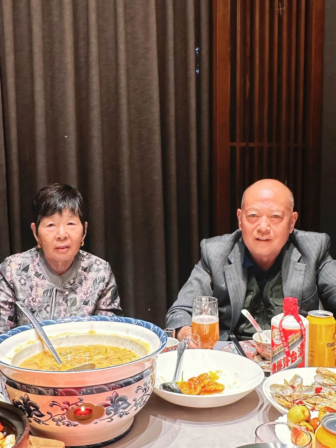 有酒有肉的中秋节～