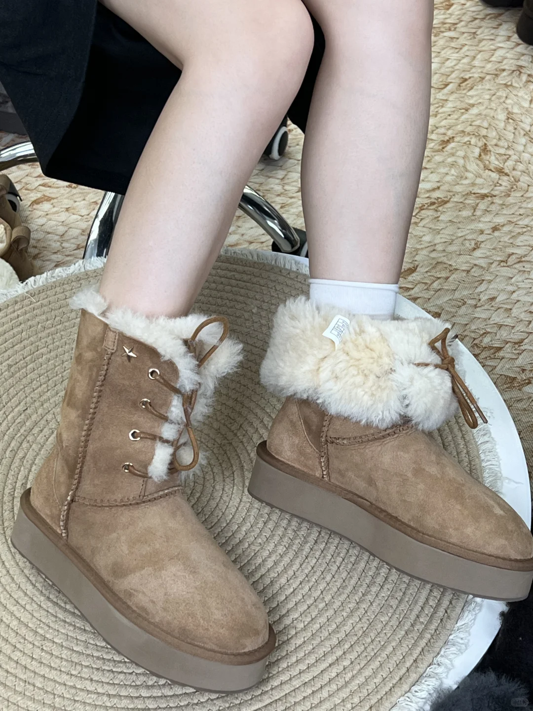 一鞋两穿雪地靴超厚实保暖??