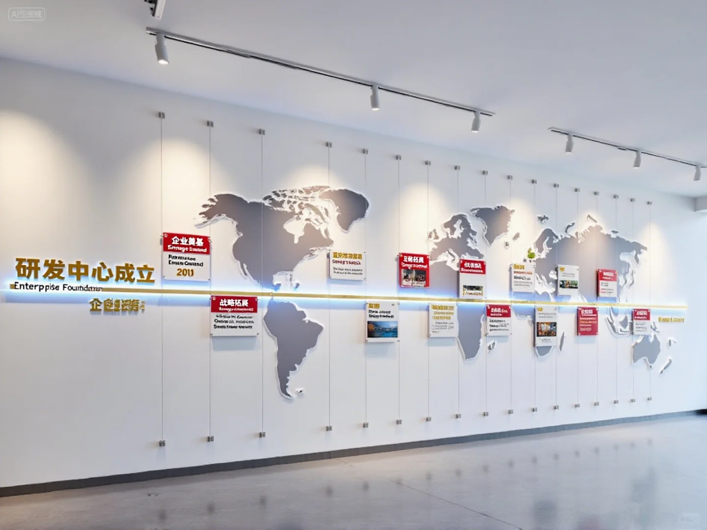 ✨企业历史长河，文化墙见证辉煌✨