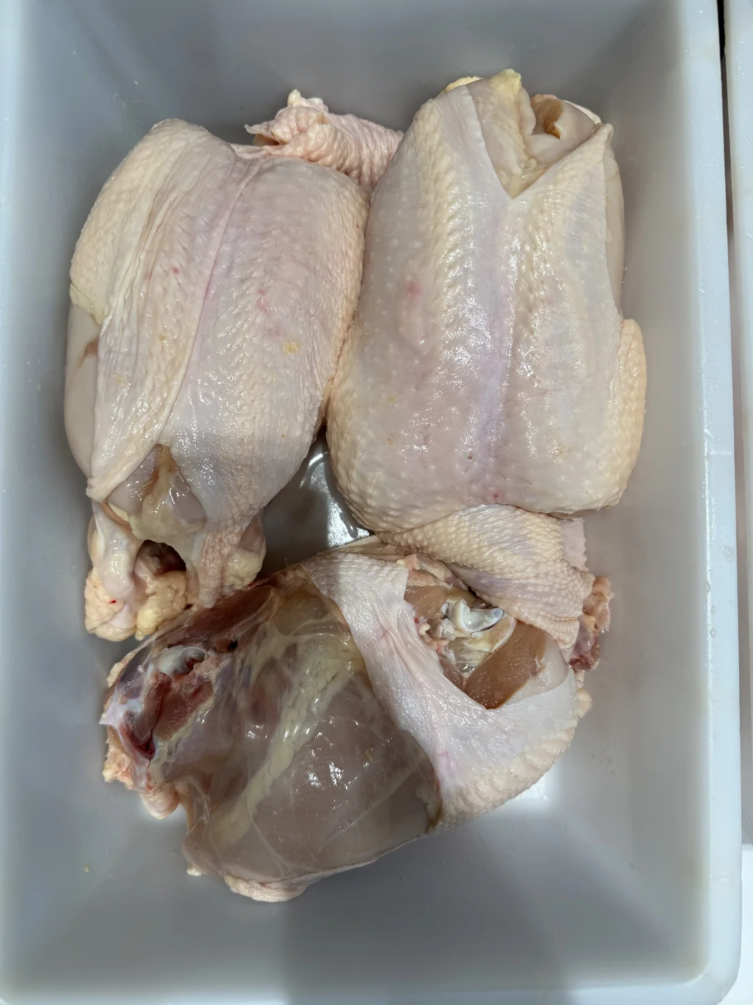 出口鸡腿，客户工厂验货.export chicken