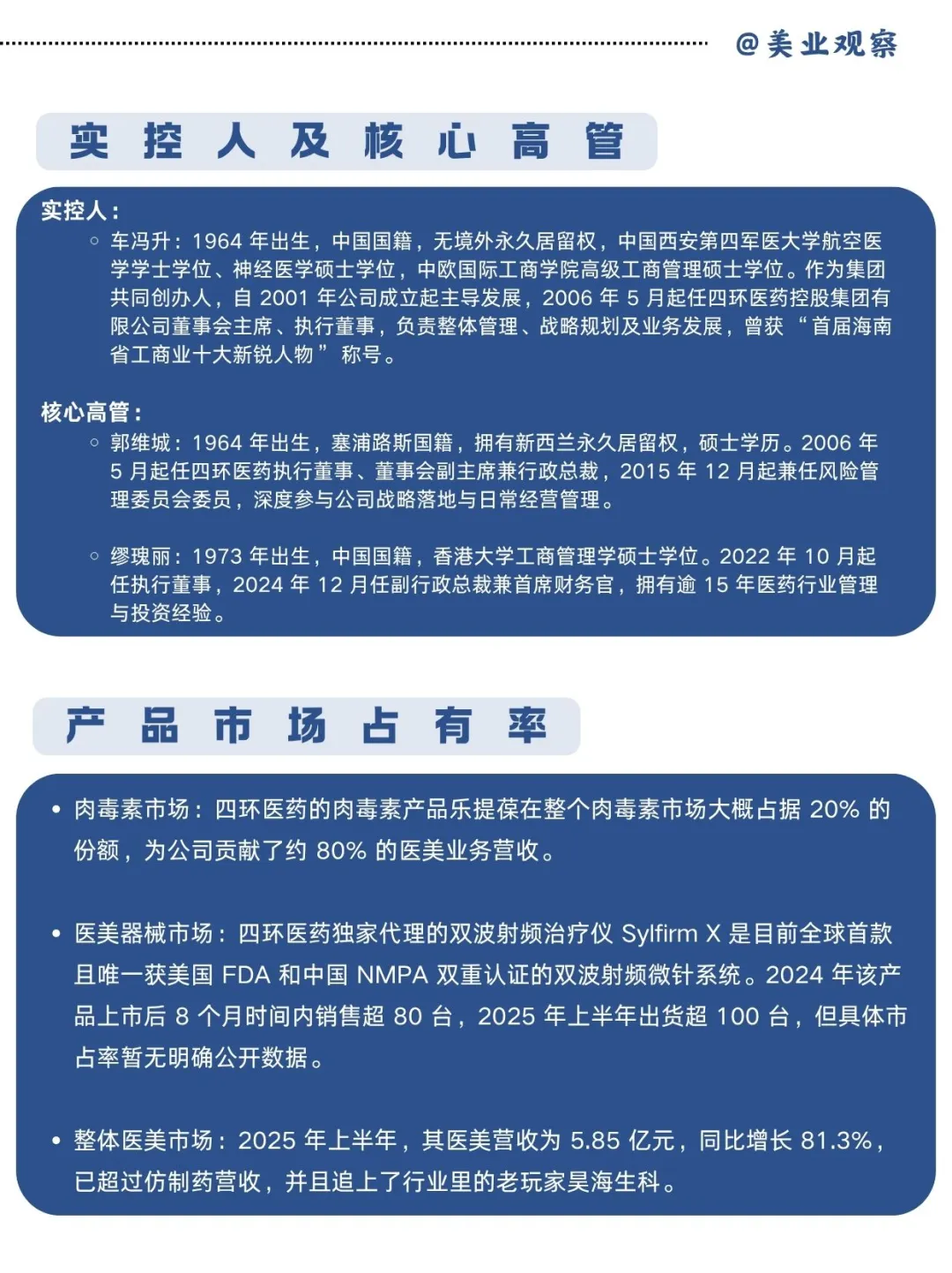 五分钟了解一家医美企业，No.3:四环医药