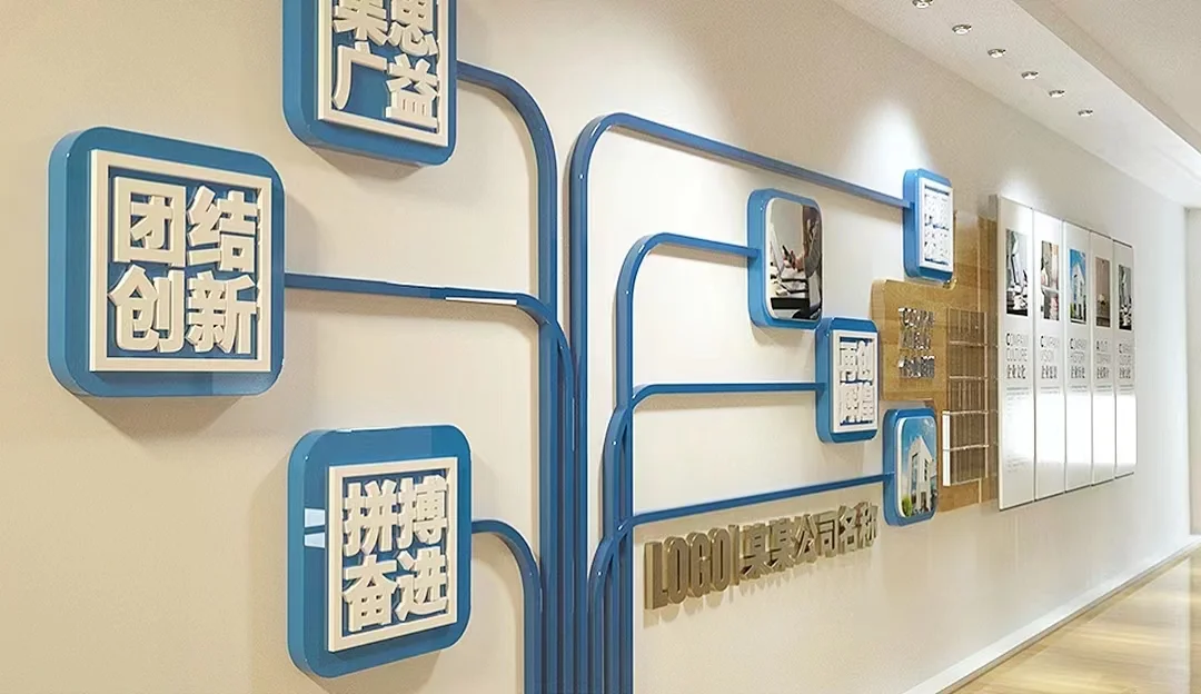 客户都说非常棒的发展历程文化墙长什么样?