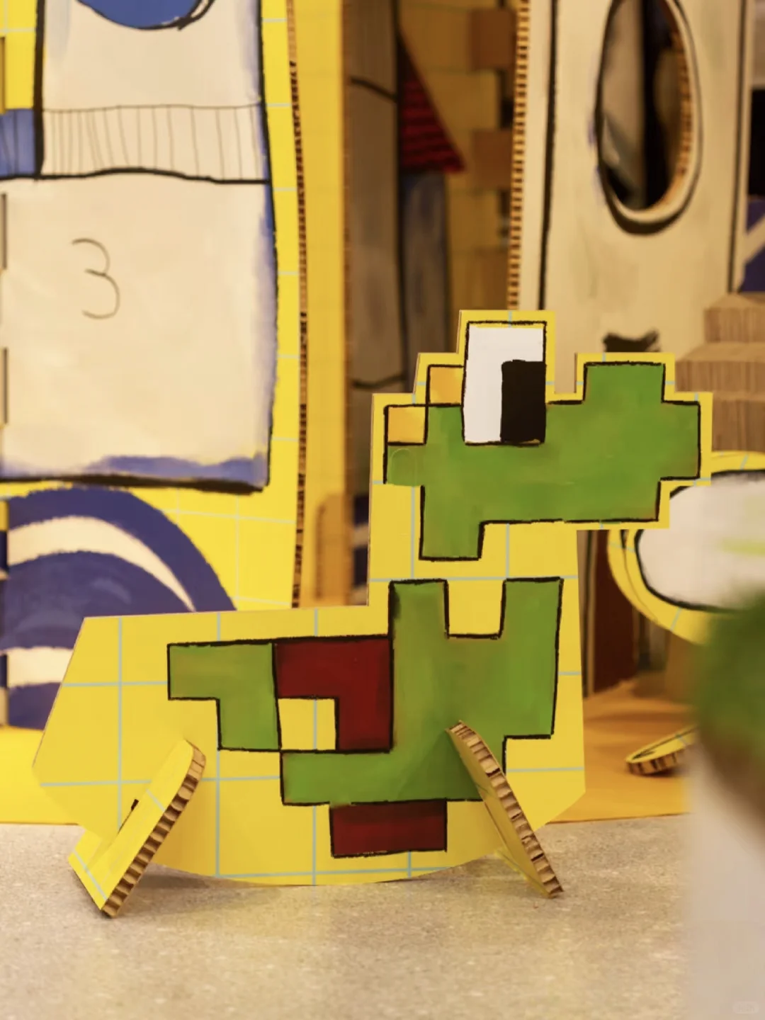 纸艺环保♻创意环保材质卡通商场商业美陈