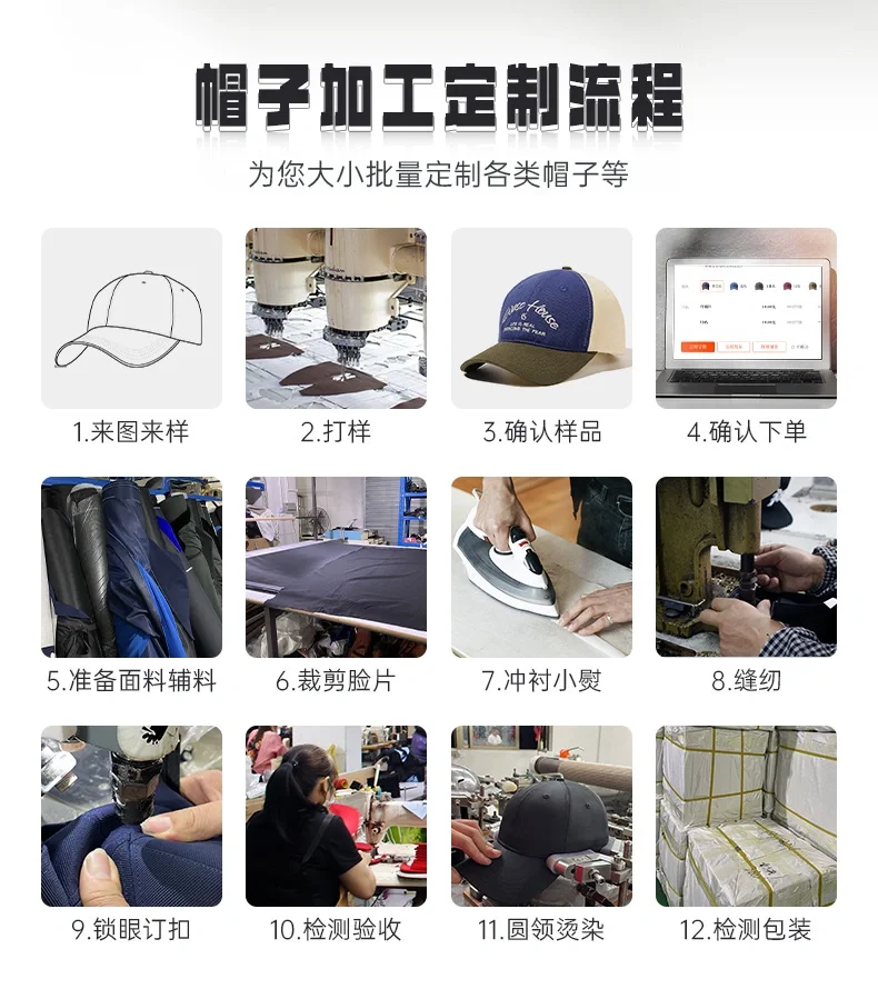 带大家看看定制帽子全过程