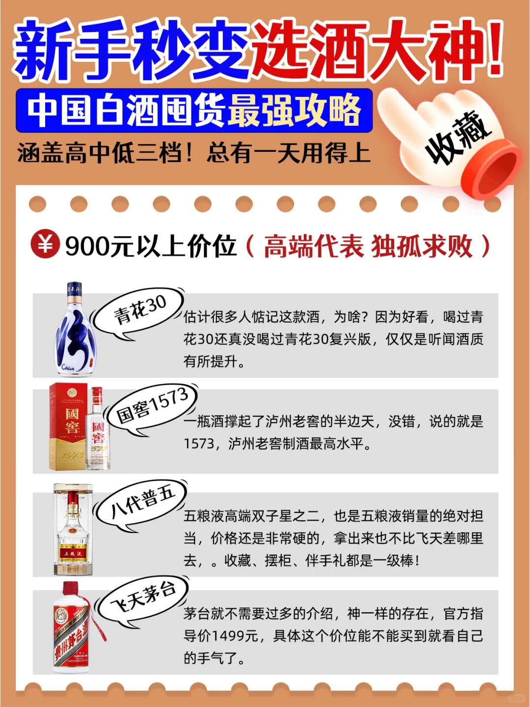 ?一鸣惊人的白酒清单:新手秒变白酒大神!