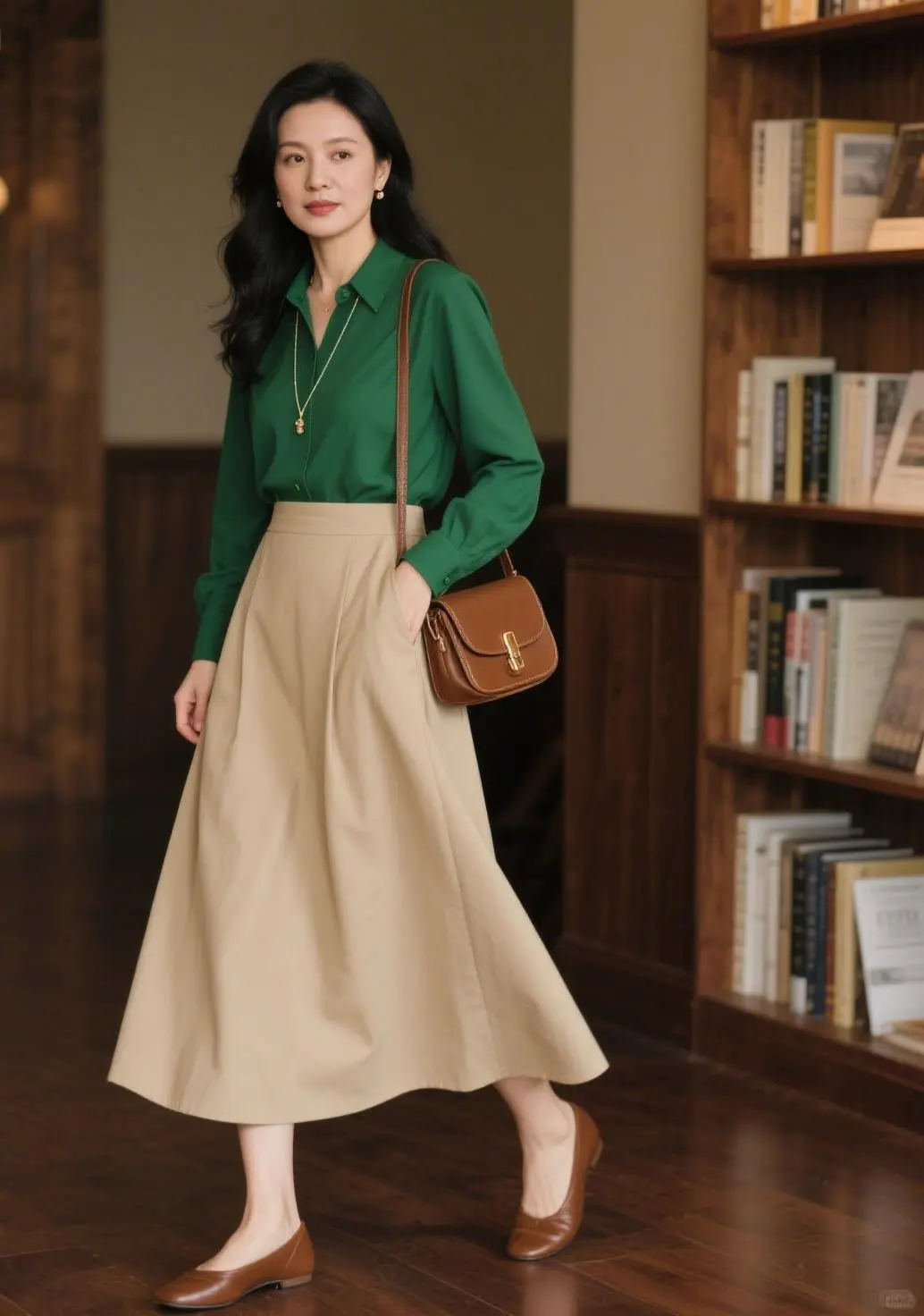 2025流行色 | 绿色系穿搭，复古显白有气质