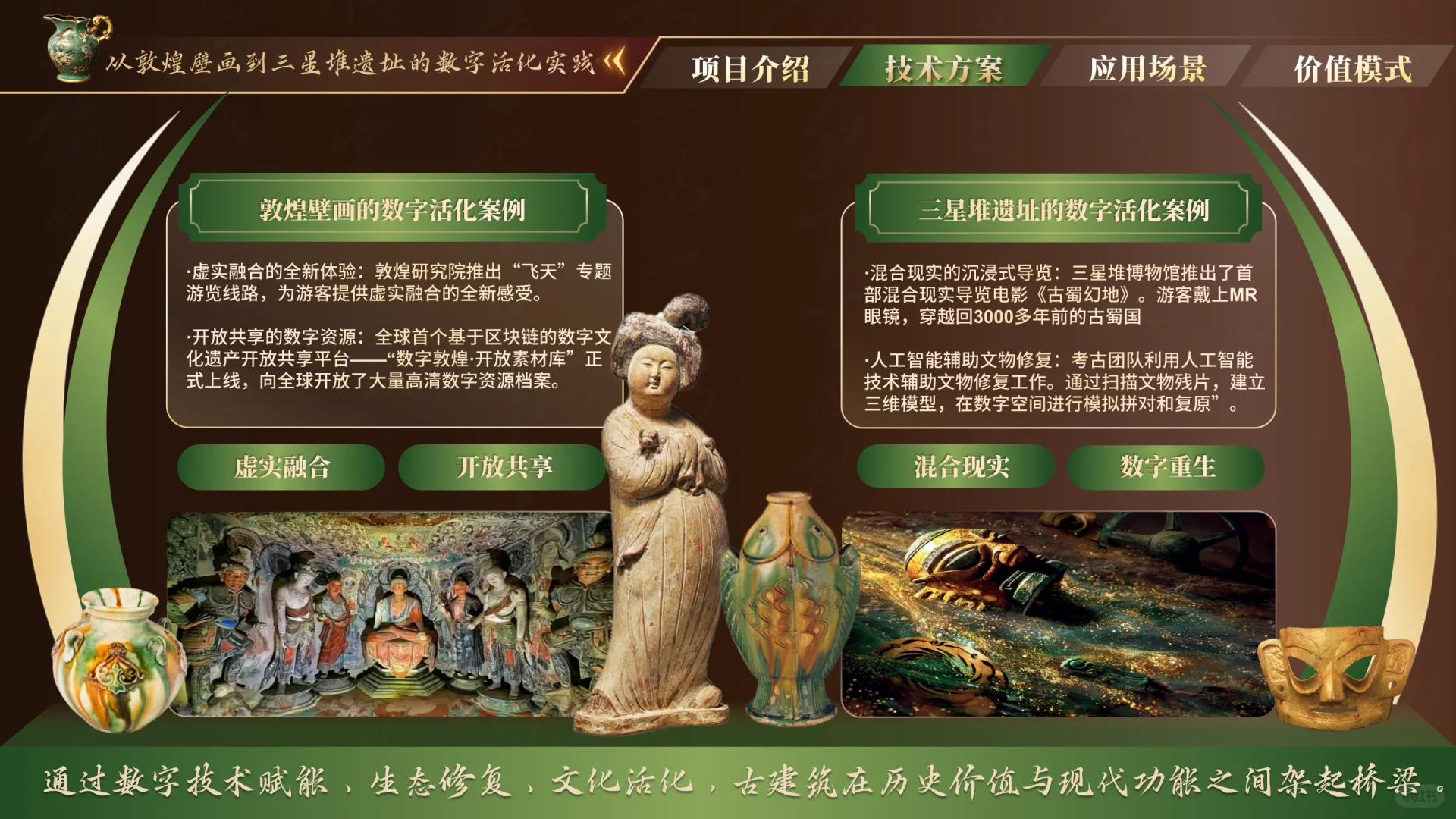 ?文博非遗数字藏品文创大学生创赛PPT模版