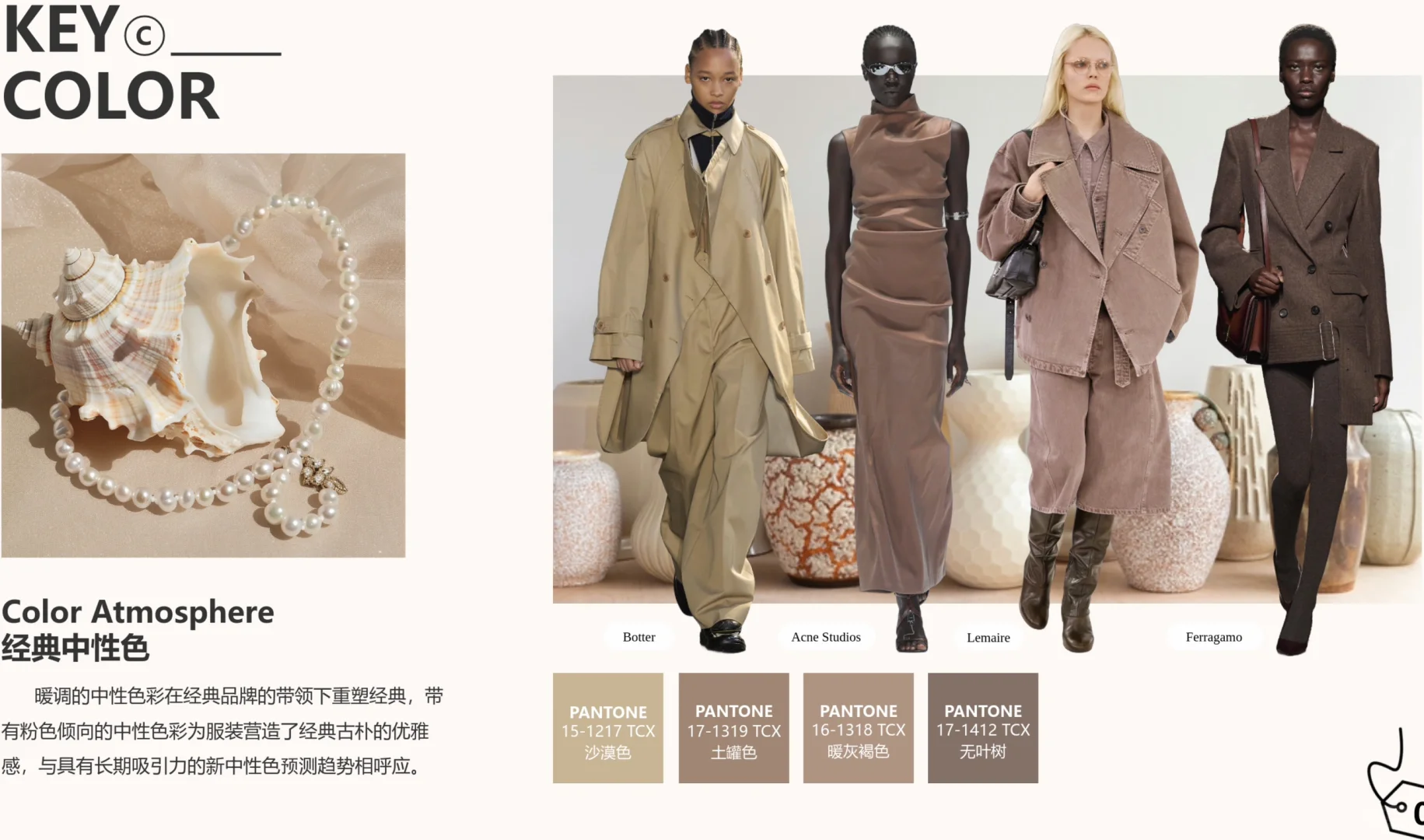 24/25秋冬时装周色彩趋势