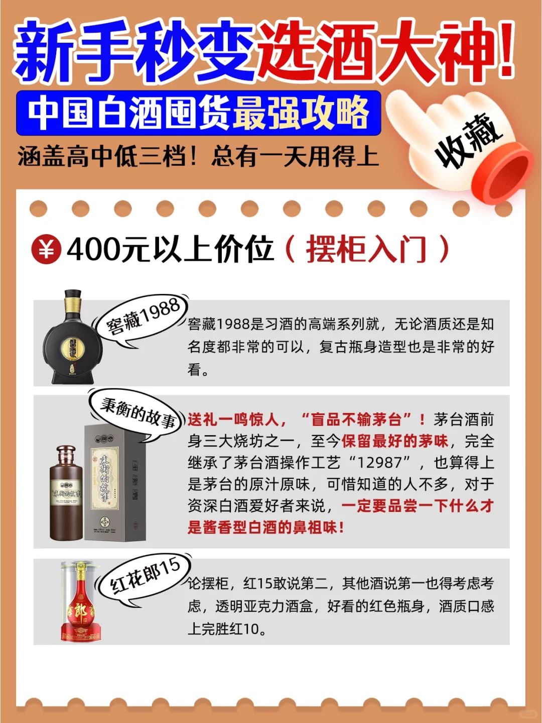 ?一鸣惊人的白酒清单:新手秒变白酒大神!