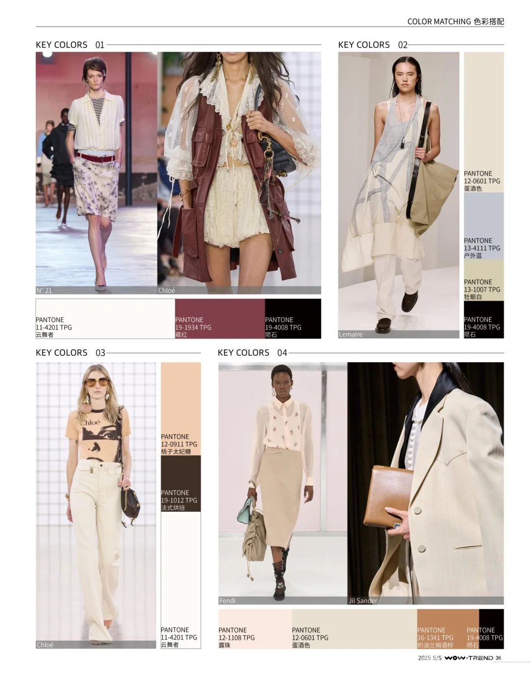 25春夏6种流行关键色搭配思路|服装人必看！