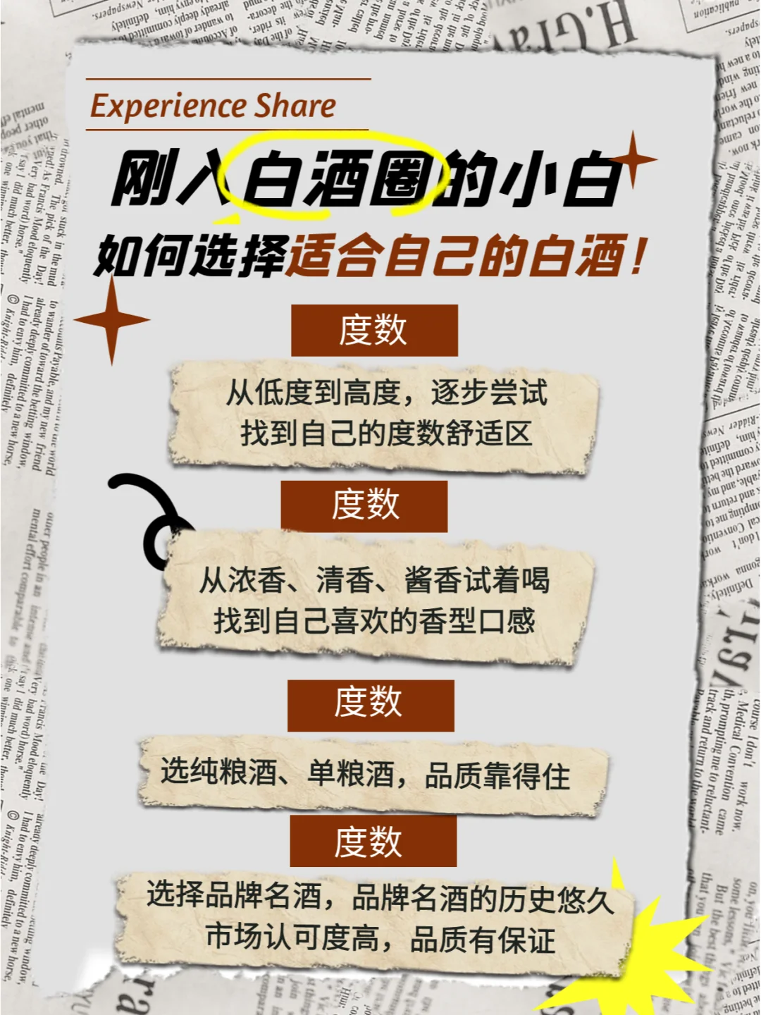 刚入白酒圈的小白如何选择适合自己的白酒？