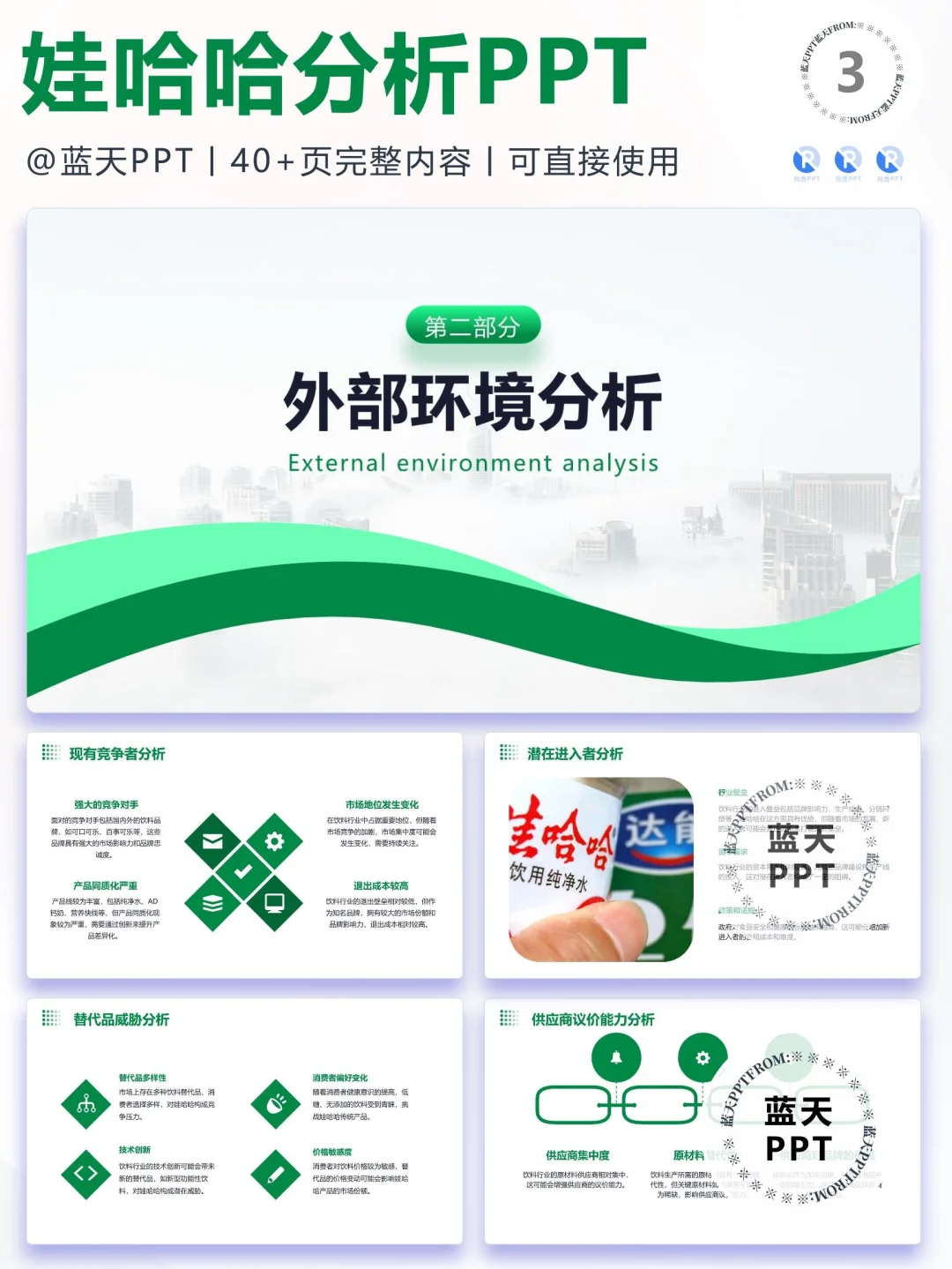 【136】娃哈哈品牌营销案例策略分析PPT