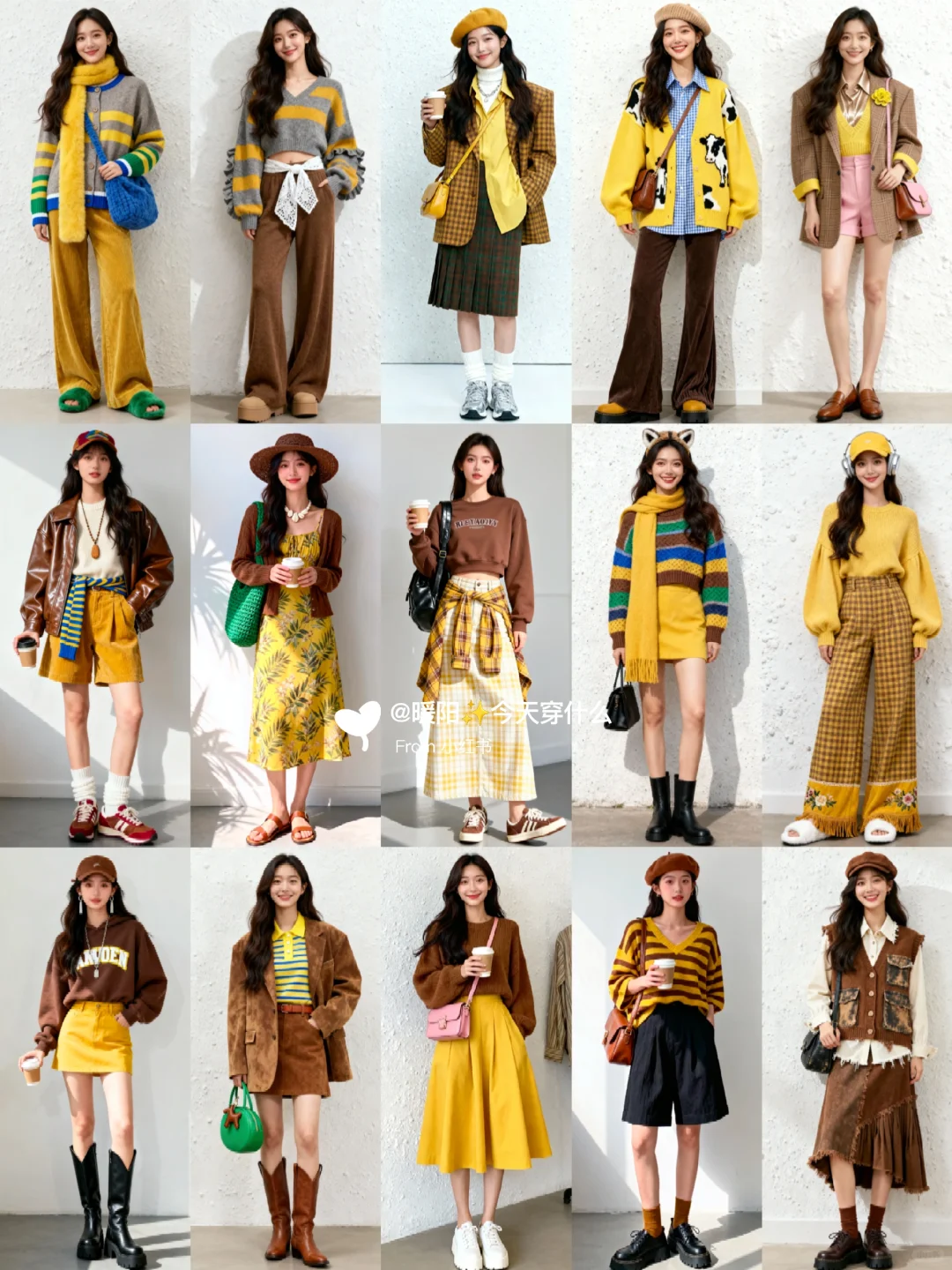 ??多巴胺穿搭｜?秋季氛围感穿搭