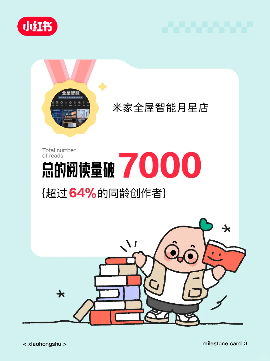 ?米家智能生产线获得阅读量破7000啦❗️