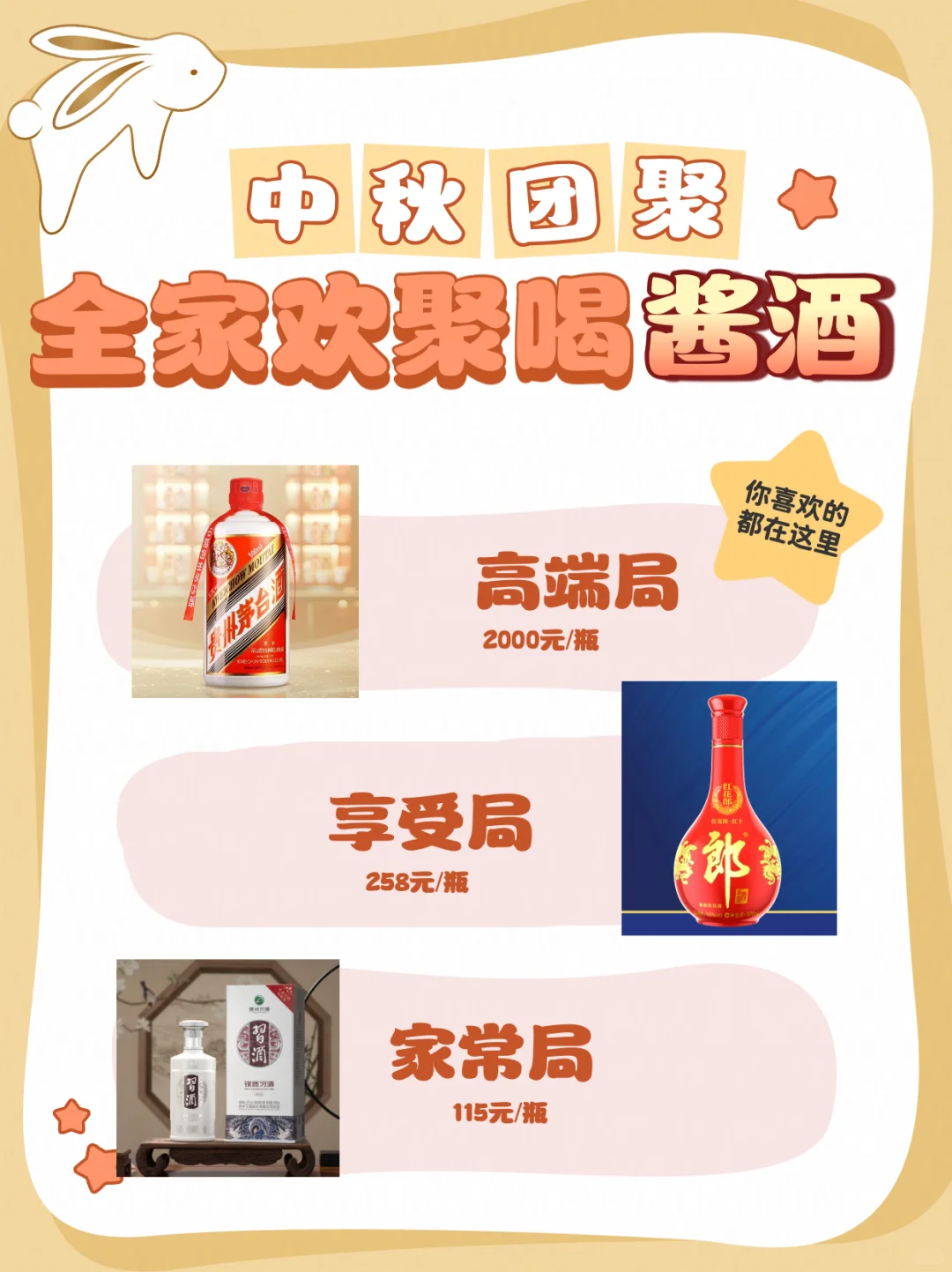 中秋选白酒抄作业！3 类人 + 3 种局全搞定
